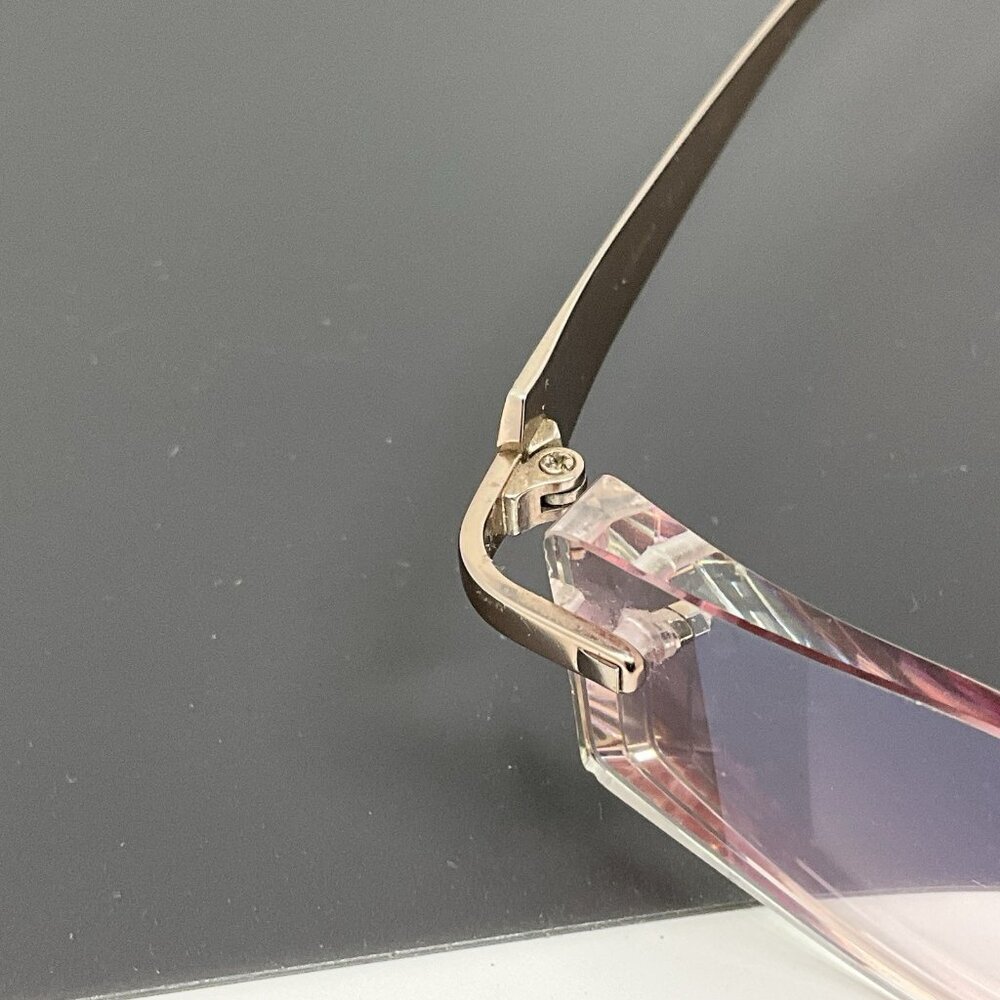 SAMA RIMLESS Eyeglasses Frame Mix-5 Pink Pure Titanium - Picture 6 of 12